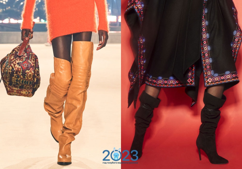 Модные сапоги для сезона осень-зима 2022-2023.
